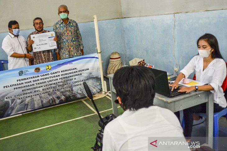 Pencairan ganti rugi bendungan Leuwi Keris 