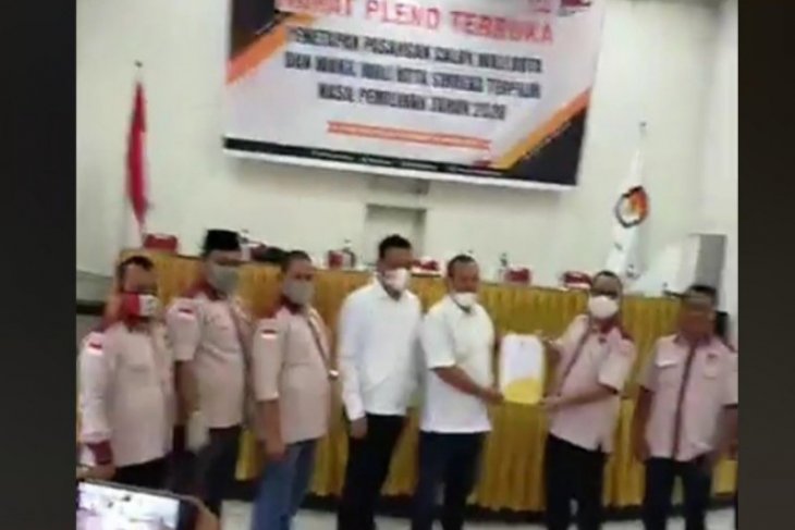 KPU Sibolga tetapkan pasangan Jamal-Pantas sebagai wali kota dan wakil wali kota terpilih