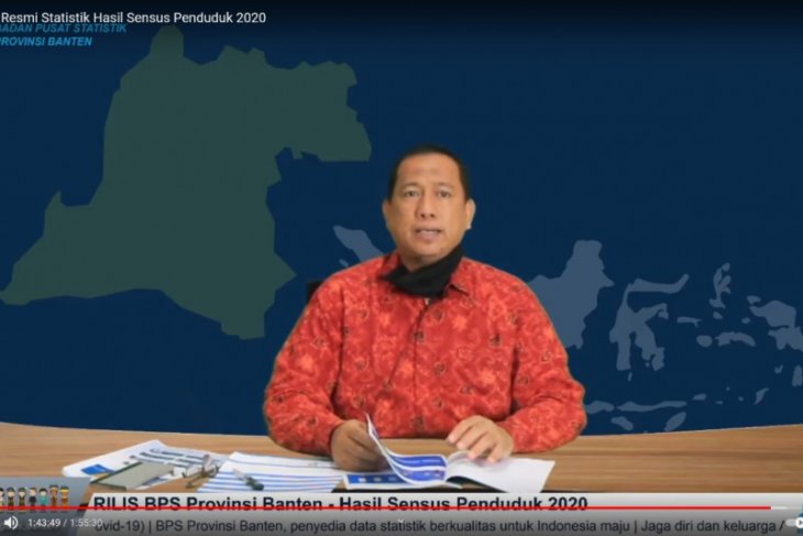Hasil Sensus Penduduk 2020, Penduduk Banten 11,90 juta jiwa