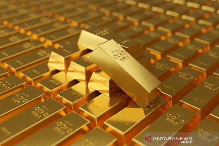 Harga emas bertahan stabil di Asia