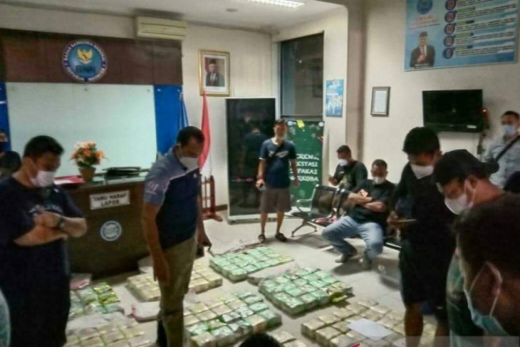 BNN Sumsel menggagalkan penyelundupan 131 kg sabu di Sungai Musi