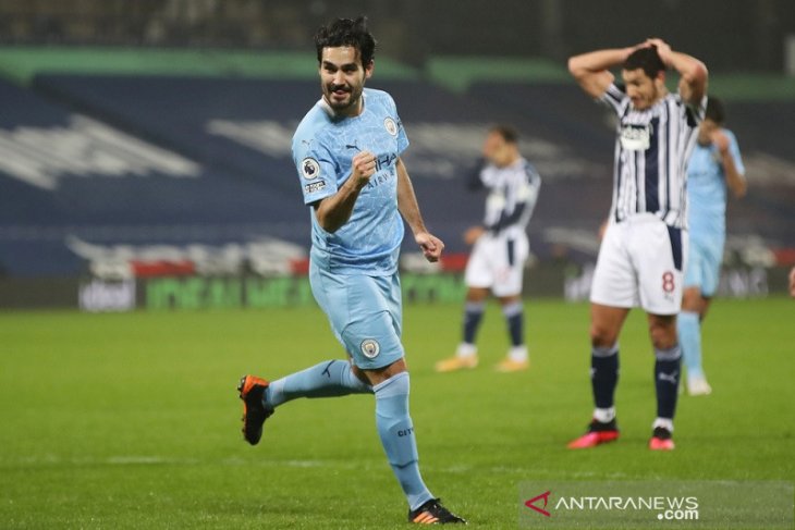 Manchester City ke pucuk lagi setelah cukur West Brom 5-0