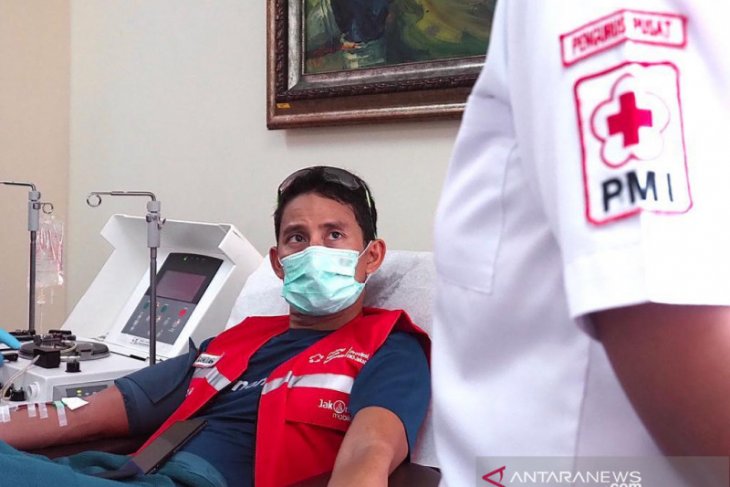 Sandiaga Uno donorkan plasma konvalesen untuk pasien COVID-19