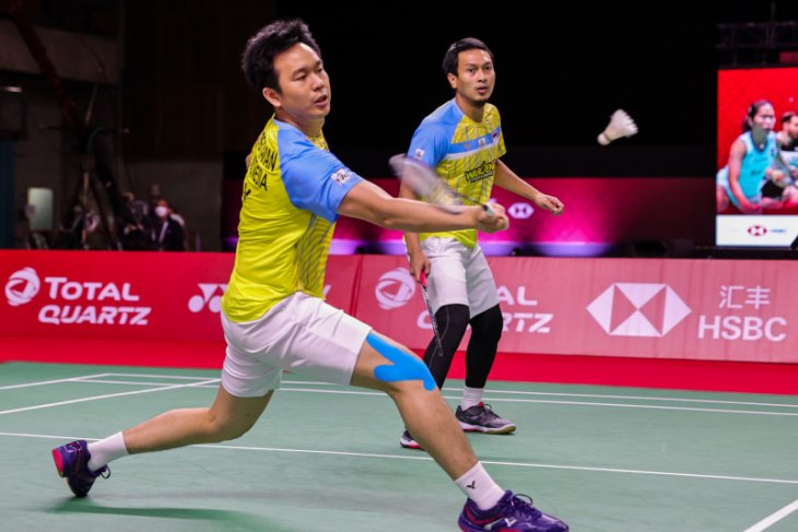 BWF Finals: Kalah dari pasangan Korsel, Hendra/Ahsan masih berpeluang lolos semifinal