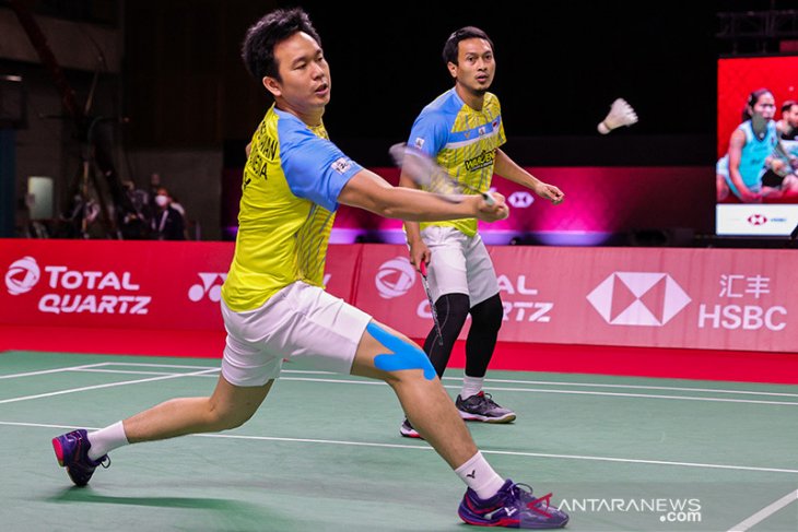 BWF Finals: Bekuk ganda Malaysia, Hendra/Ahsan lolos semifinal