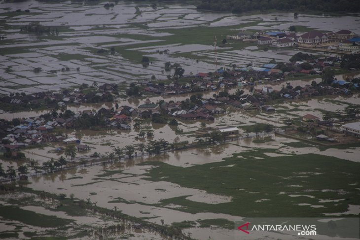 Puluhan Ribu Hektare Lahan Sawah Terdampak Banjir