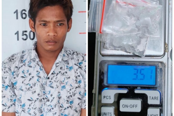 Adot warga Sei Bilah Langkat miliki sabu-sabu ditangkap Polsek Pangkalan Brandan