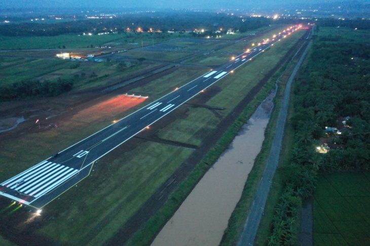 AP II completes construction of Purbalingga Airport's runway