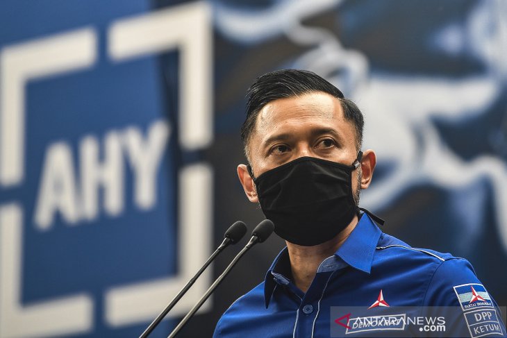 AHY: Gerakan gelar KLB Partai Demokrat tidak terkait Presiden Jokowi