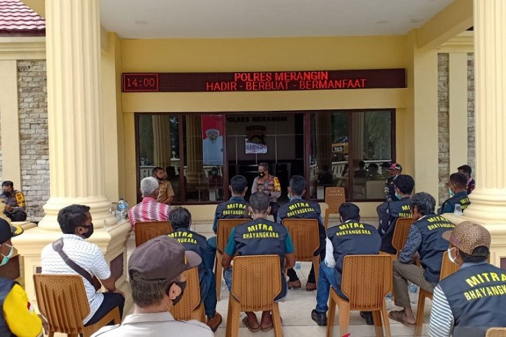 Kapolres Merangin ajak SAD bentuk kampung tangguh cegah COVID-19