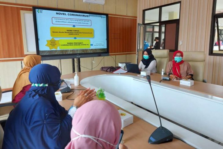Pertemuan Dinkes Kota Bogor dan Media Massa untuk galakkan Sosialasi/Edukasi pencegahan COVID-19