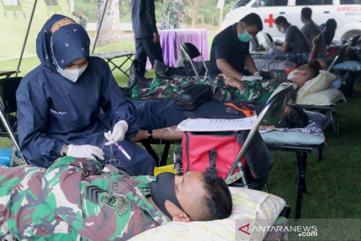 Peringati HUT, Satrad Kota Sabang gelar donor darah