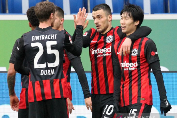 Liga Jerman, Frankfurt perpanjang catatan kemenangan setelah taklukkan Hoffenheim