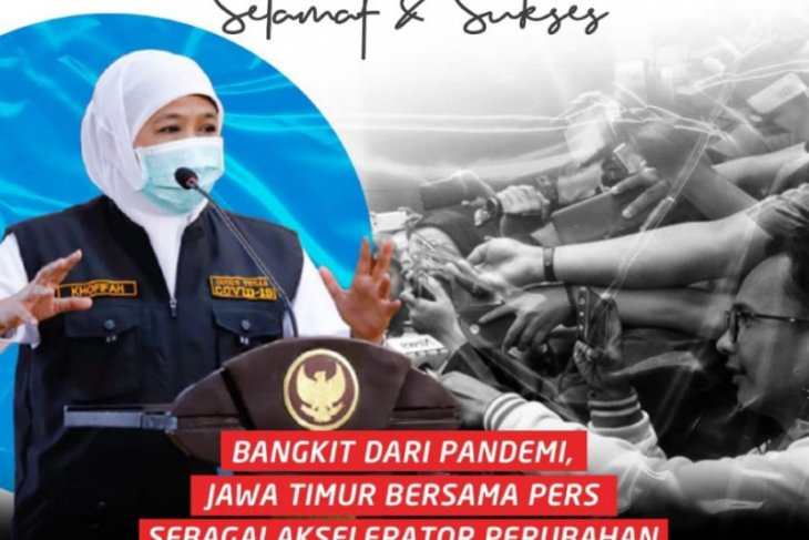 Gubernur Khofifah: Kuantitas dan kualitas produk pers harus berimbang