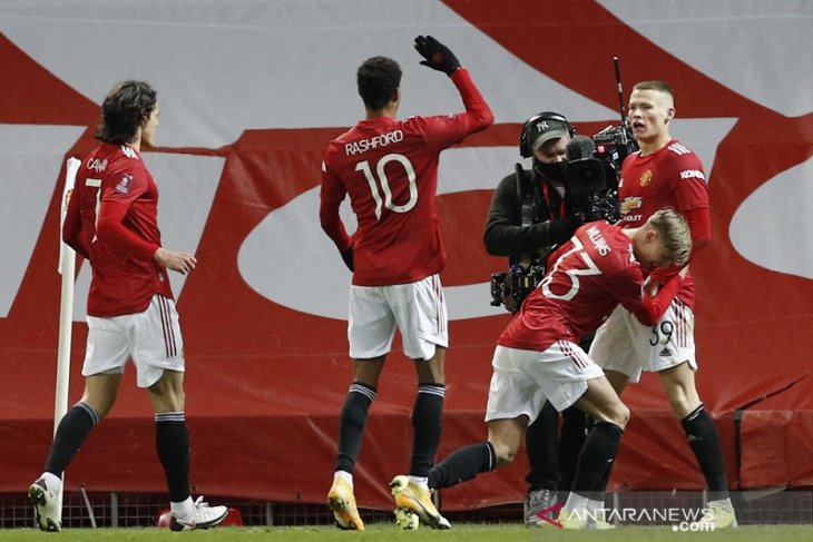 Piala FA, McTominay antar MU lewati West Ham untuk ke perempat final