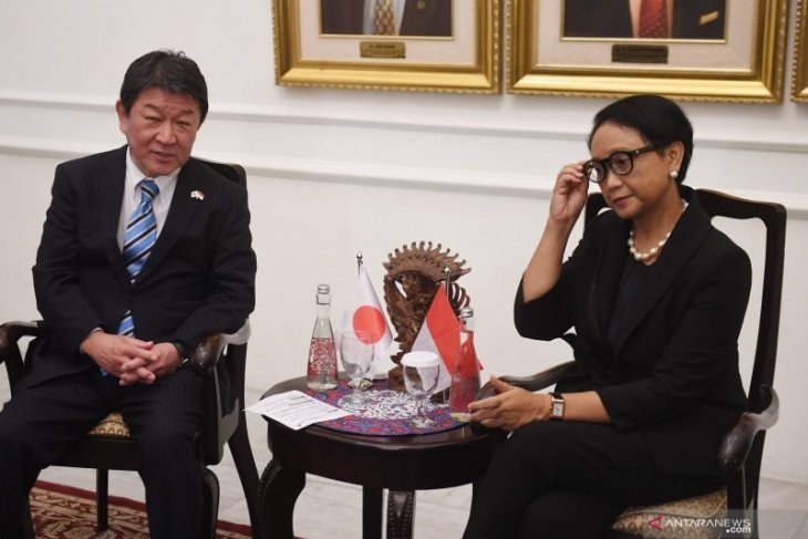 Menteri Luar Negeri RI-Jepang bahas situasi di Myanmar melalui sambungan telepon
