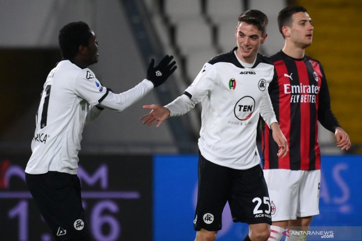 AC Milan kalah oleh Spezia 0-2