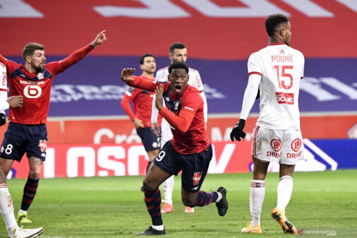 Liga Prancis, Lille kembali ke puncak setelah ditahan imbang tanpa gol oleh Brest