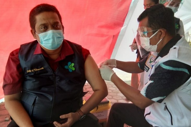 Forkopimda dan tenaga kesehatan Simalungun divaksin lagi