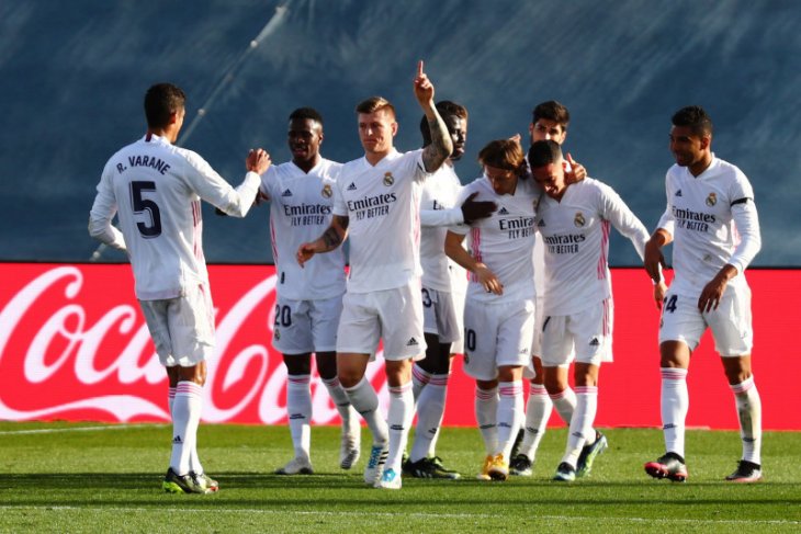Kalahkan Valencia, Real Madrid kembali ke posisi kedua klasemen
