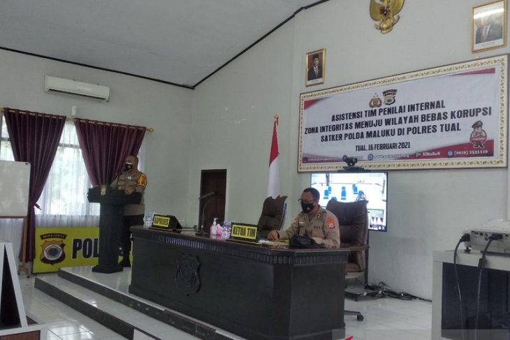 Kapolres Tual setiap personil harus hilangkan budaya pungli