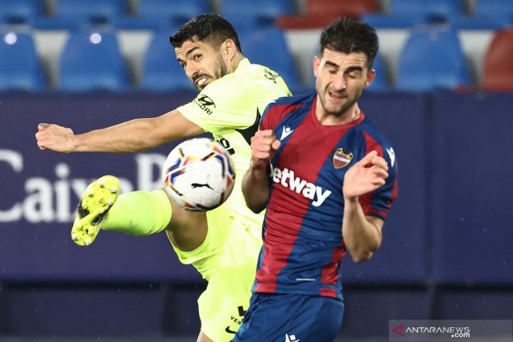 Atletico hanya mampu meraih satu poin dari lawatan ke markas Levante