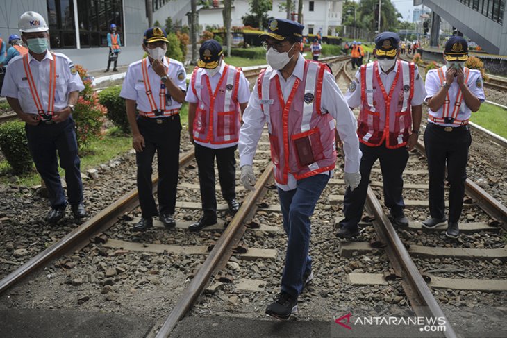 Kunjungan kerja Menteri Perhubungan di Bandung 