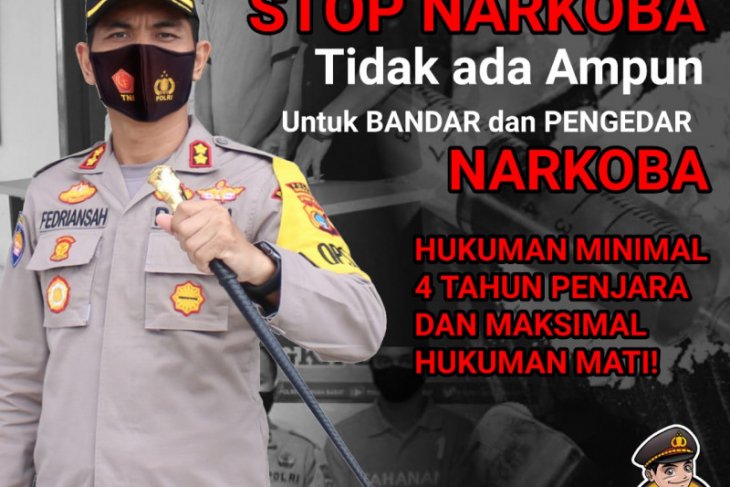 Kapolres Bangka Barat ingatkan personel tidak terlibat narkoba