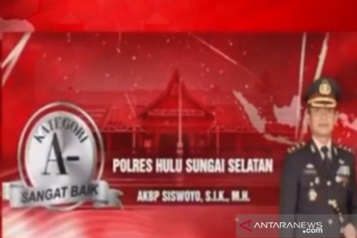 Polres HSS raih penghargaan kategori