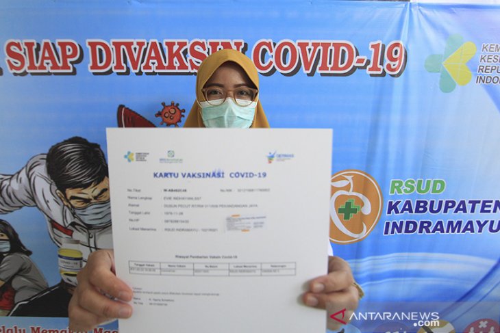 Vaksinasi tenaga medis Indramayu 