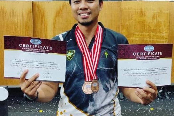 Atlet menembak Balangan raih tiga gelar diajang Latber AA-IPSC Kalsel 2021 Steel Challenge