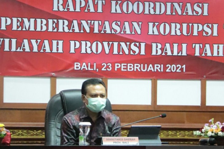 Sekda Bali minta bupati tingkatkan upaya pencegahan korupsi