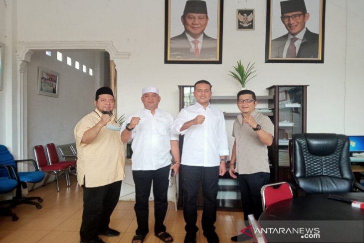 Wagubsu silaturrahmi ke kantor Gerindra Madina