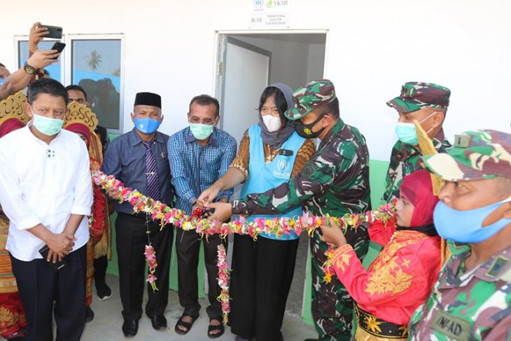Pengungsi Rohingya tempati tempat hunian baru