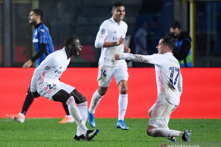Liga Champions - Gol tunggal Mendy amankan kemenangan Real Madrid di markas Atalanta