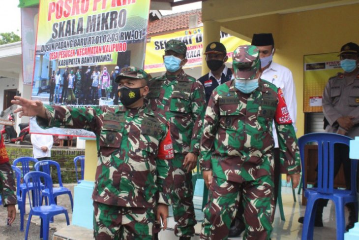Irdam V Brawijaya nilai PPKM skala mikro di Banyuwangi terbukti turunkan angka penularan COVID-19