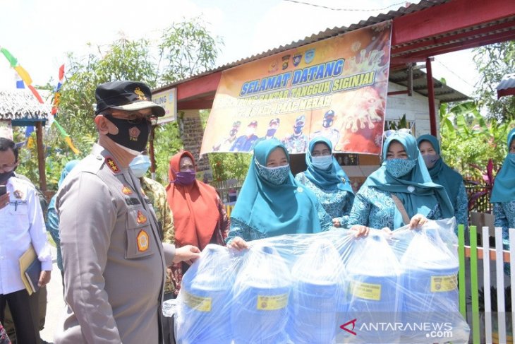 Kapolda Jambi sambangi Kampung Bantar Tangguh hadapi COVID-19