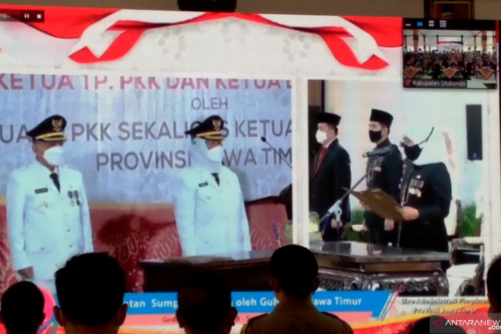Forkopimda Situbondo ikuti pelantikan bupati-wabup secara virtual