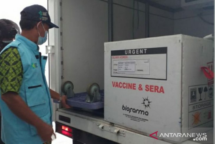 210 vial vaksin sinovac tahap kedua tiba di Belitung