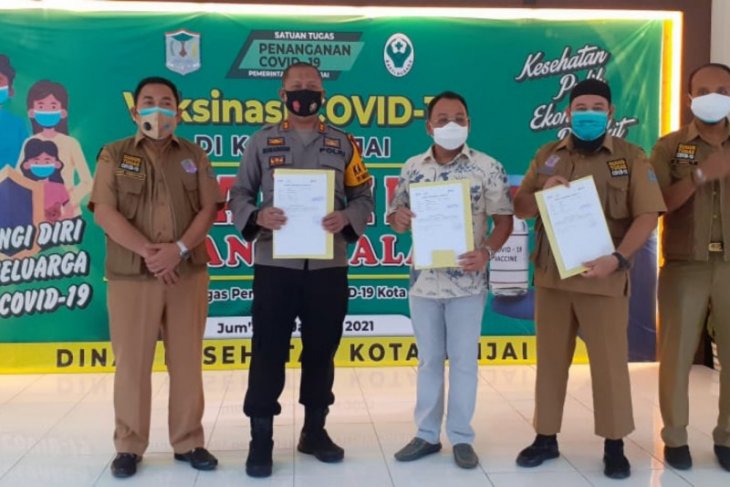Kapolres Binjai : Tubuh terasa lebih fit setelah divaksinasi