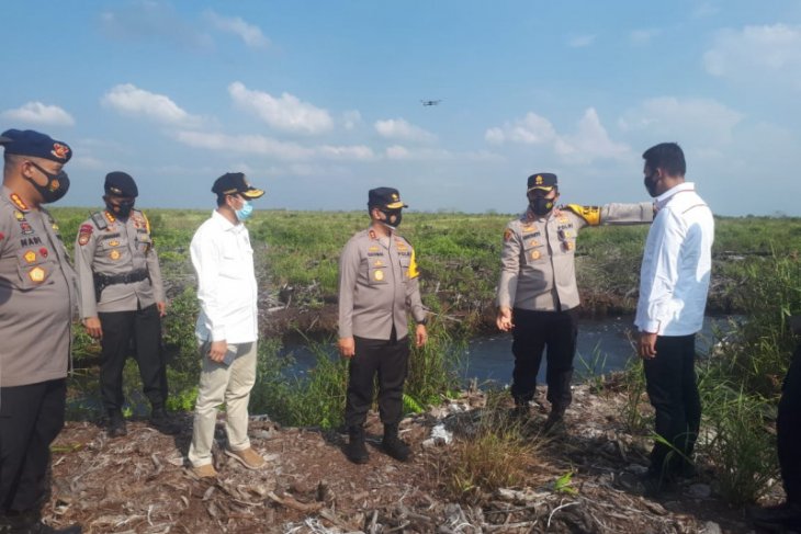 Ketua DPRD dan Kapolda pantau kesiapan pencegahan karhutla