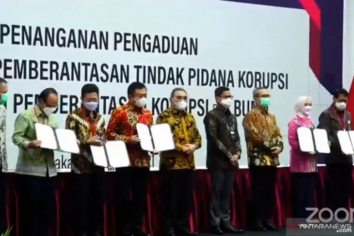 Kementerian BUMN dan KPK teken MoU Whistleblowing System