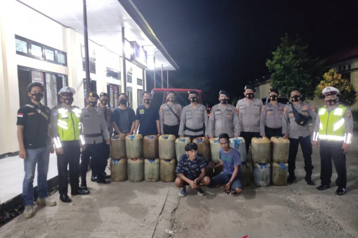 Polres Mukomuko tetapkan dua tersangka penyeludupan BBM