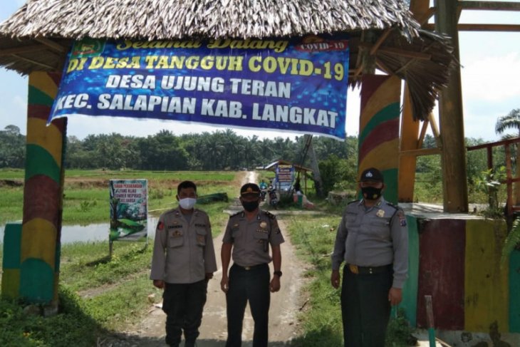 Polsek Salapian Langkat dorong warga wujudkan kampung tangguh
