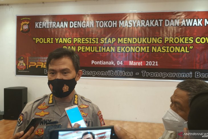 Kabid Humas: Tiga terduga teroris masih ditahan di Kalbar