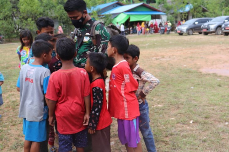 Anak-anak juga antusias dukung TMMD Ke 110 Kodim 1206/PSB