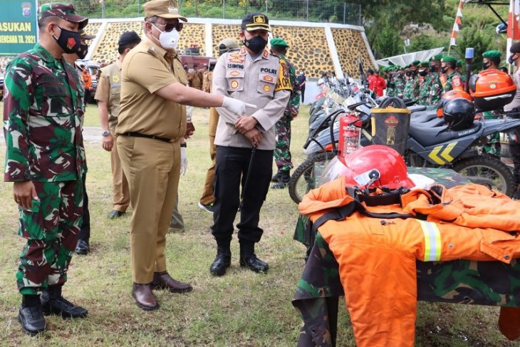 Bupati Dairi ikuti apel gelar pasukan penanggulangan Karhutla