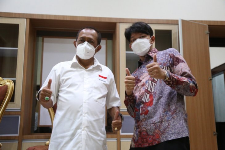 Bayu Skak bertemu Wawali Surabaya jelang syuting film Lara Ati