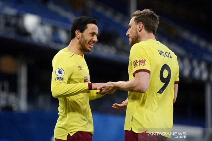 Liga Inggris: Burnley tundukkan tuan rumah Everton 2-1