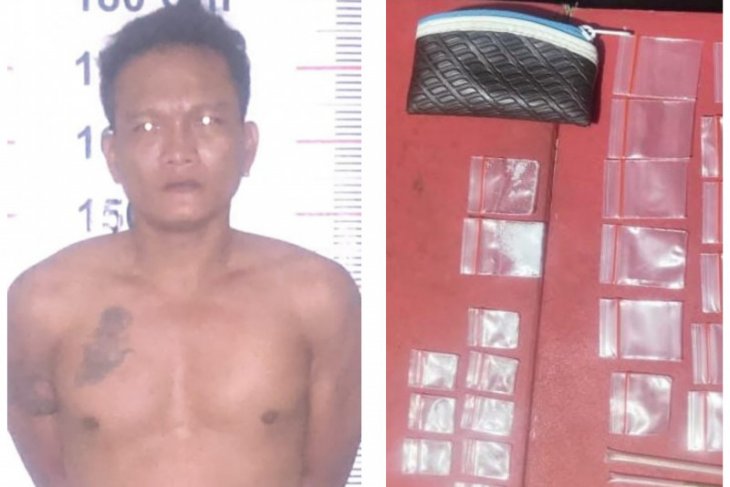 Polsek Pangkalan Berandan tangkap pemilik sabu-sabu 2,27 gram